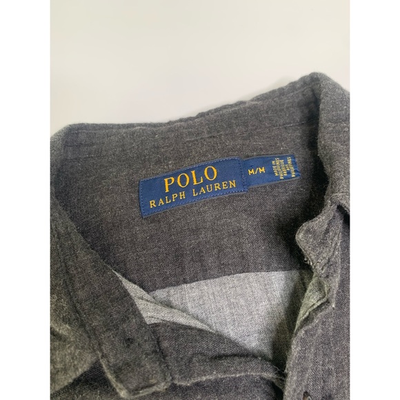 POLO Ralph Lauren Grey Shirt - MEDIUM - Picture 5 of 5